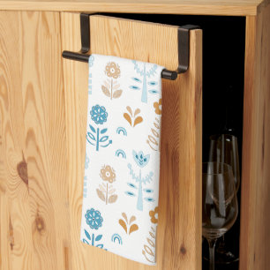 Linge De Cuisine Hygge Scandinavian Nordic Folk art Cosy Noël