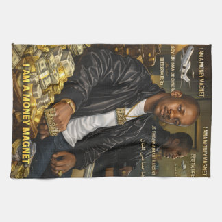 LINGE DE CUISINE I AM A MONEY MAGNET KITCHEN TOWEL