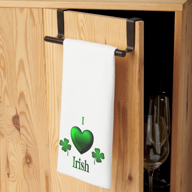Linge De Cuisine I Heart Irish (Pliage en tiers)