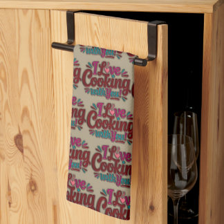 Linge De Cuisine I love cooking with you