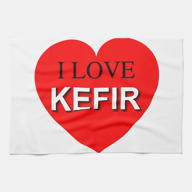 Linge De Cuisine I Love Kefir (Horizontal)