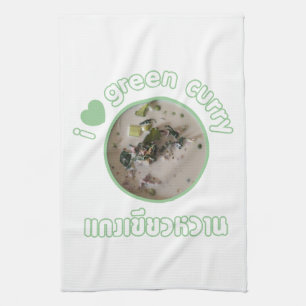 Linge De Cuisine I Love Thai Green Curry ... Thaïlande