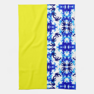 Linge De Cuisine Ice Blue Snowboard Sky Yellow Snowboard Sport