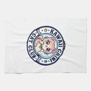 Linge De Cuisine Idée cadeau maman chat chibi kawaii - Kawaii Chibi