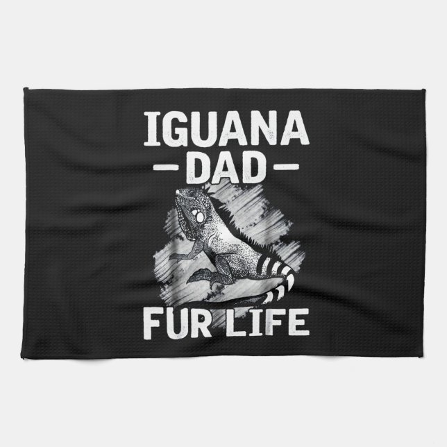Linge De Cuisine Iguana papa fourrure vie (Horizontal)