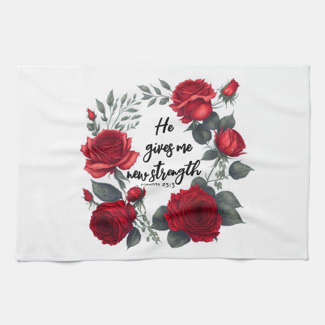 Linge De Cuisine Il Me Donne Une Nouvelle Force (Horizontal)