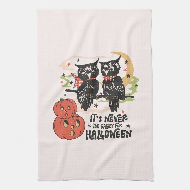 Linge De Cuisine Il n'est jamais trop tôt pour Halloween (Vertical)