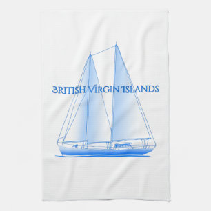 Linge De Cuisine Îles Vierges britanniques Voilier Nautique Côtier 