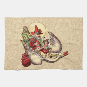 Linge De Cuisine Illustration Antique de l'Enfant de Mère l'Oye