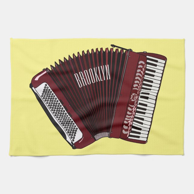 Linge De Cuisine Illustration d'accordion (Horizontal)