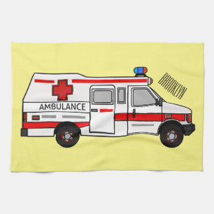 Linge De Cuisine Illustration d'ambulance