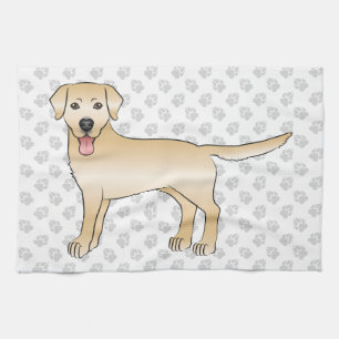 Linge De Cuisine Illustration de chien de dessin de l'artiste du La