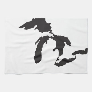 Linge De Cuisine Illustration de coutume de Great Lakes
