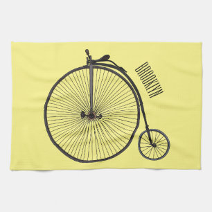 Linge De Cuisine Illustration de la bande dessinée de vélo à grande