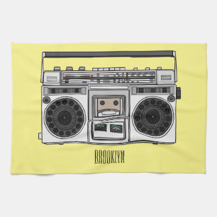 Linge De Cuisine Illustration de la bande dessinée radio