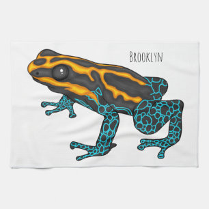 Linge De Cuisine Illustration de la grenouille à fléchettes de pois