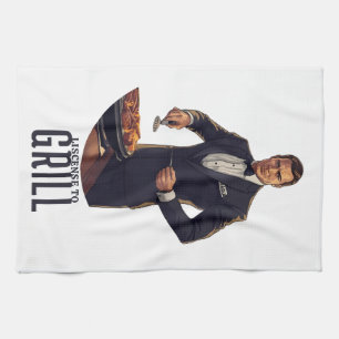 Linge De Cuisine Illustration de parodie de James Bond sous licence