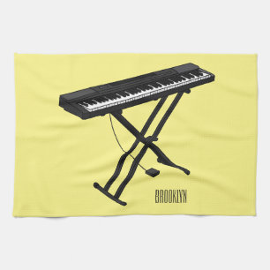 Linge De Cuisine Illustration de piano clavier