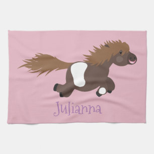 Linge De Cuisine Illustration d'un poney de Shetland mignon