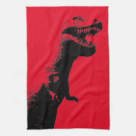 Linge De Cuisine Illustration graphique Terrifiant T-Rex Dinosaur