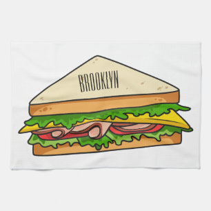 Linge De Cuisine Illustration Sandwich