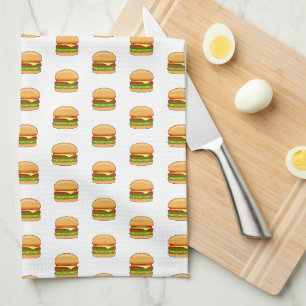 Linge De Cuisine Illustration vectorielle de burger
