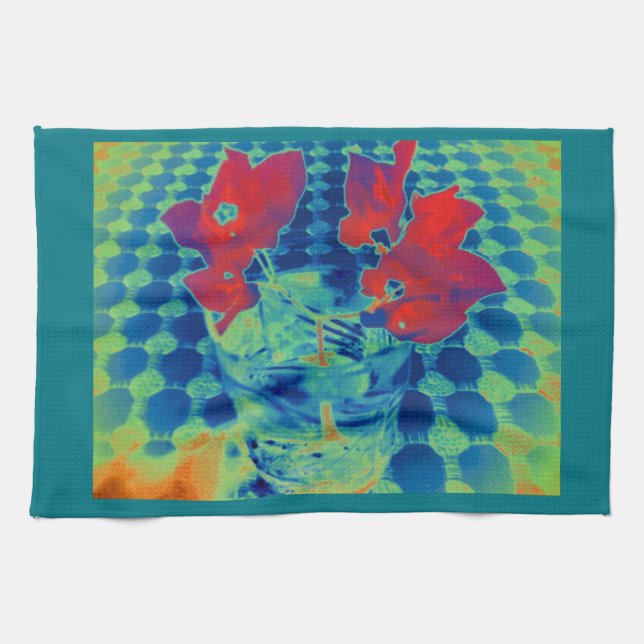 Linge De Cuisine image bougainville (Horizontal)