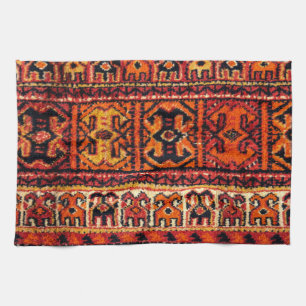 Linge De Cuisine Image d'un tapis vintage. Texture impressionnante
