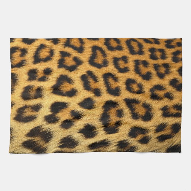 Linge De Cuisine Impression de fourrure Leopard (Horizontal)