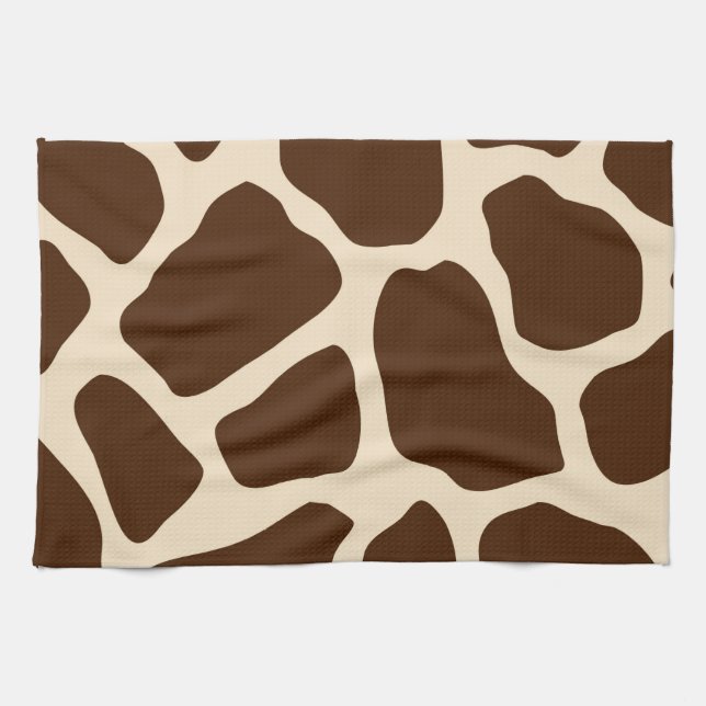 Linge De Cuisine Impression de girafe (Horizontal)