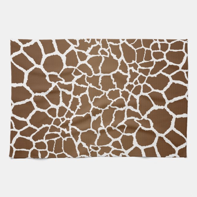 Linge De Cuisine Impression de girafe (Horizontal)