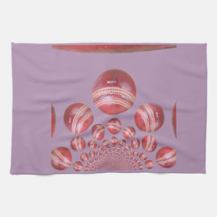 Linge De Cuisine Impression de la balle de cricket de Sports Lover