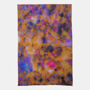 Linge De Cuisine Impression de la plage, rochers et coquillages