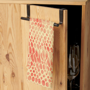Linge De Cuisine Impression de serpent aquarelle