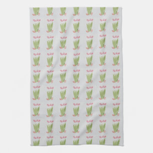 Linge De Cuisine Impression florale minuscule