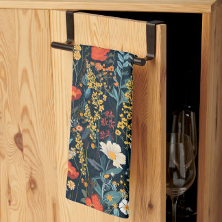Linge De Cuisine imprimé floral de printemps de Bohême