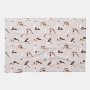 Linge De Cuisine Instructeur de yoga équipe sportive