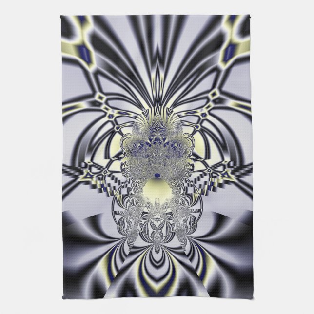 Linge De Cuisine Iris pourpre (Vertical)