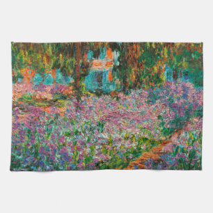 Linge De Cuisine Irises Monet Garden Fleurs Giverny