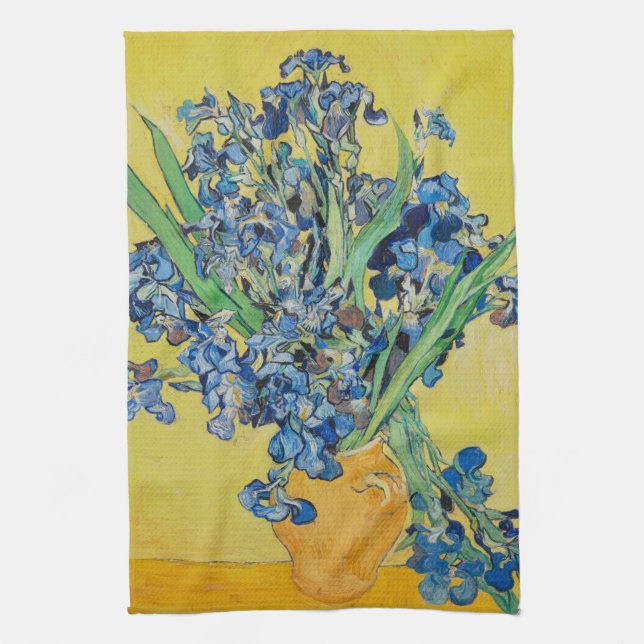 Linge De Cuisine Irises Vincent van Gogh (Vertical)