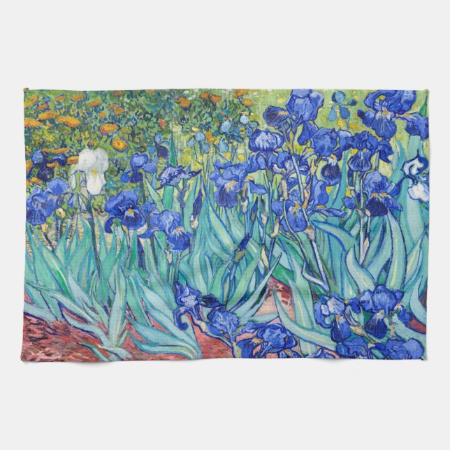 Linge De Cuisine Irises Vincent van Gogh (Horizontal)