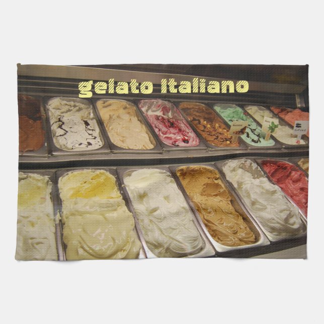 Linge De Cuisine Italien Gelato (Horizontal)