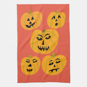 Linge De Cuisine Jack-O-Lanterns CITROUILLE d'Halloween