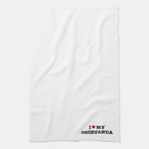 Linge De Cuisine J'ai coeur mon Chihuahua