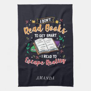 Linge De Cuisine J'ai lu pour échapper à la réalité Livre Nerd Pers