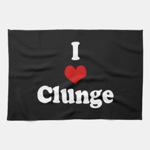 LINGE DE CUISINE J'AIME LA CLUNGE {HEART}