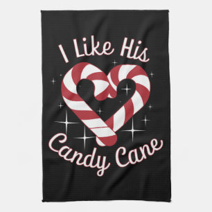 Linge De Cuisine J'aime sa canne en bonbon drôles de couples assort