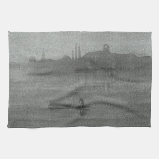 Linge De Cuisine James Whistler - Nocturne : La Tamise à Battersea (Horizontal)