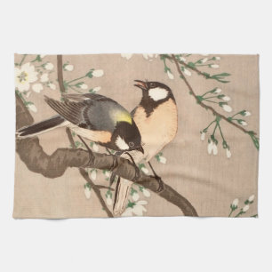Linge De Cuisine Japonais Asiatique Koson Bird Chickadee Songbird