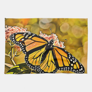 Linge De Cuisine Jardin d'art papillon monarque